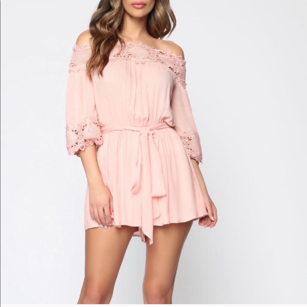 Mauve fashion nova romper